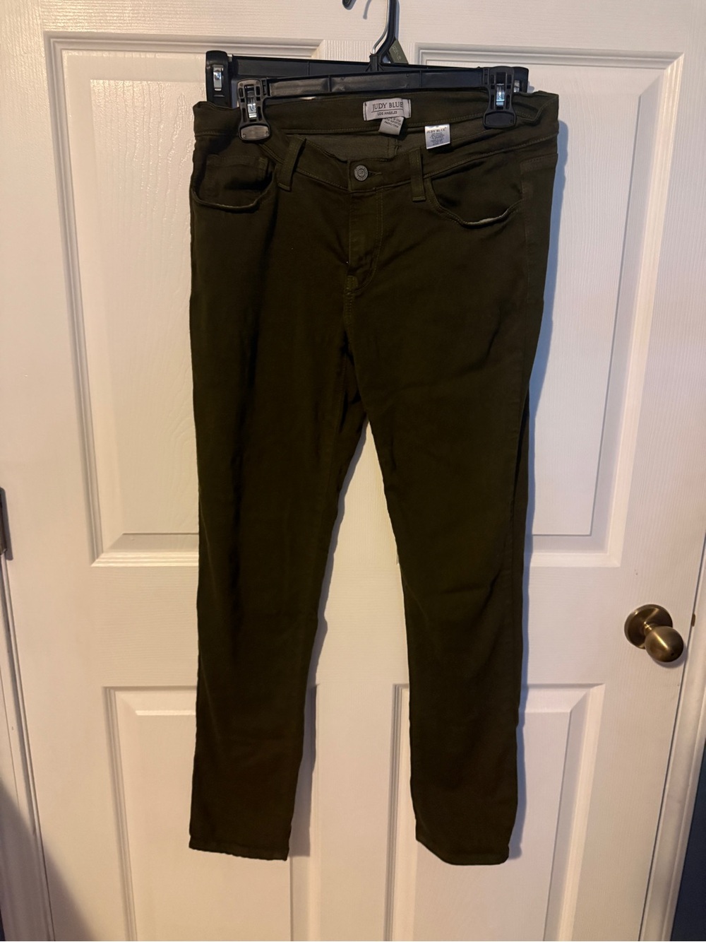 Judy Blue Dark Olive Skinny Jeans